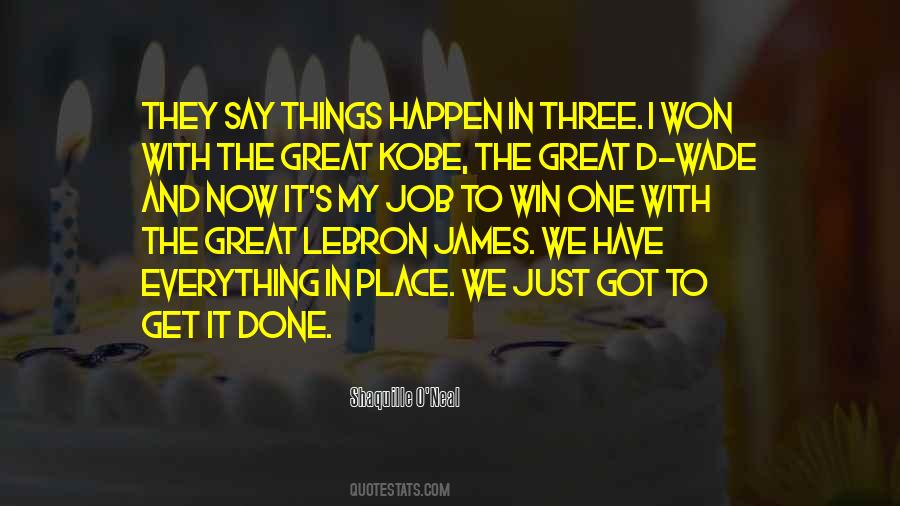 Just Get It Done Quotes #1018911