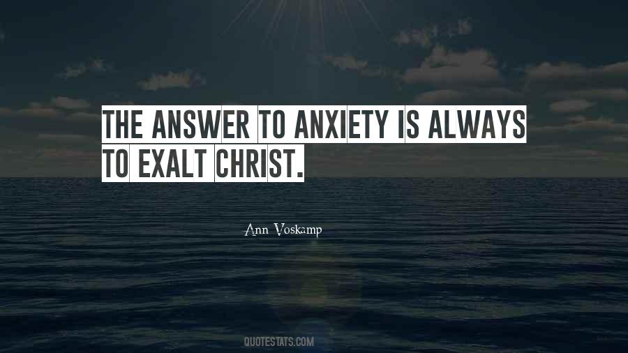 Anxiety Jesus Quotes #317876
