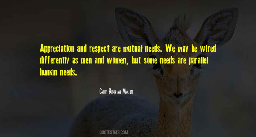 Respect And Appreciation Quotes #91458