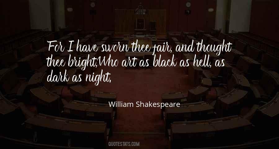 Black As Night Quotes #455051