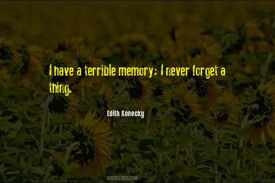 I Never Forget Quotes #1705166