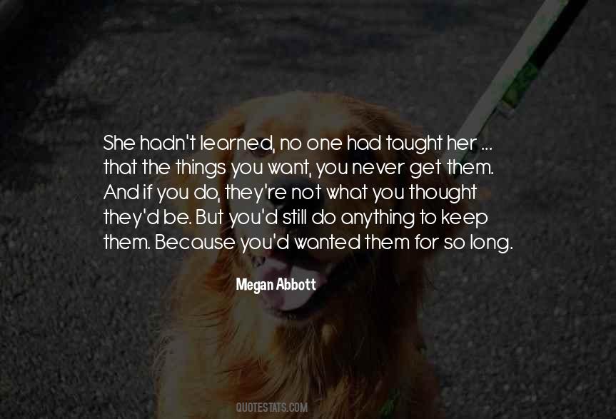 She Learned That Quotes #959911