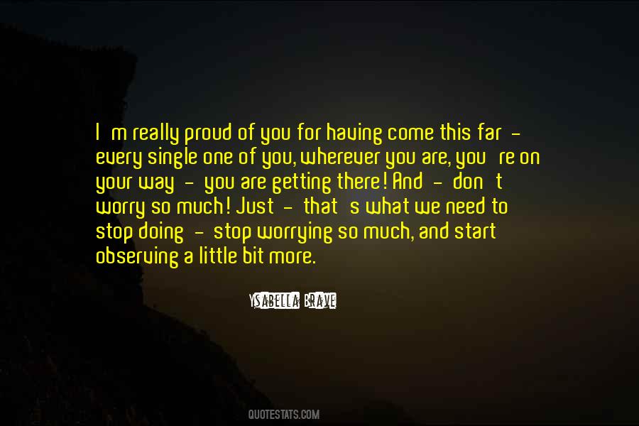 Proud Single Quotes #864168
