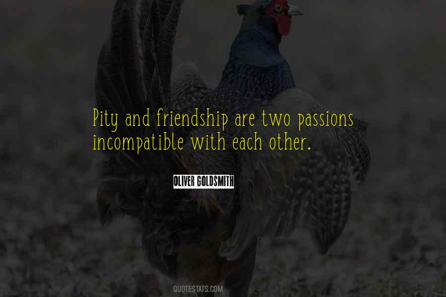 Pity Friendship Quotes #361168