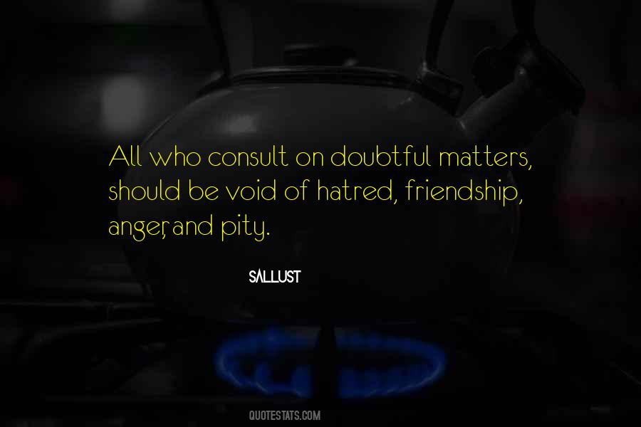 Pity Friendship Quotes #839662