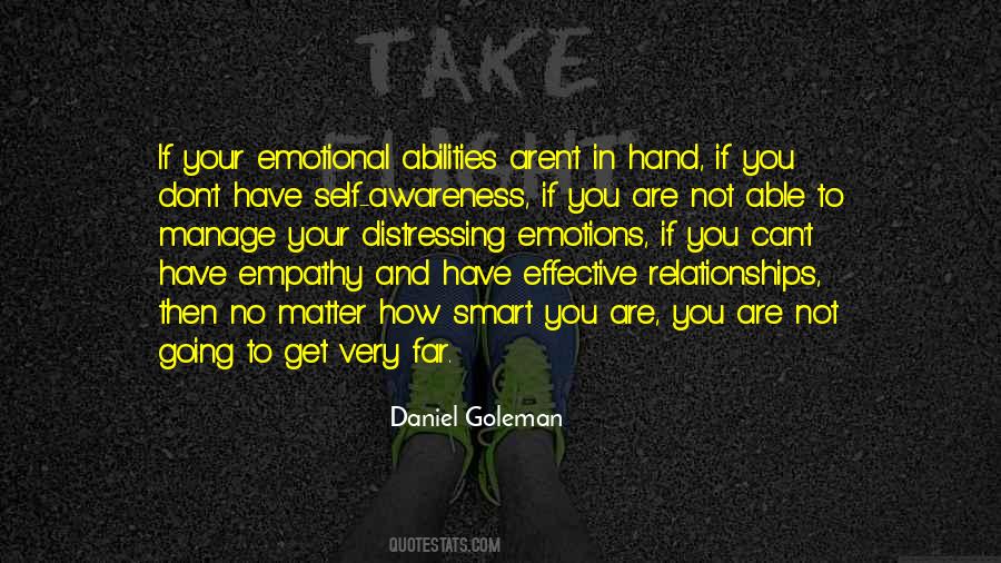 Emotional Self Awareness Quotes #1303691