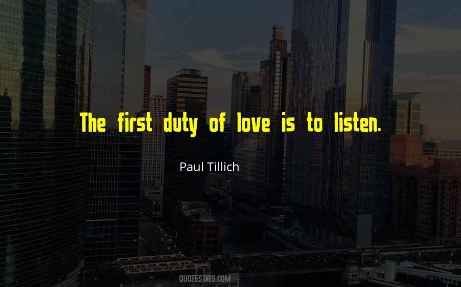 Listen Love Quotes #1048082