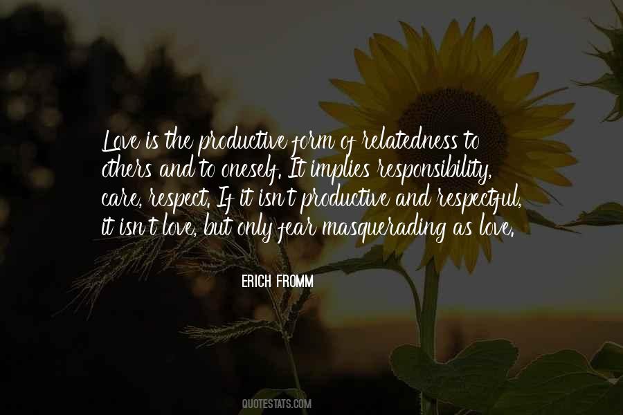 Respect Is Love Quotes #575478