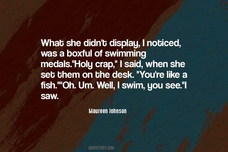 Swimming Fish Quotes #1428434