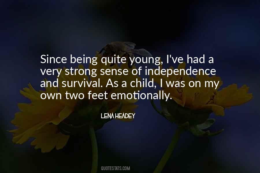 On Being Strong Quotes #1760768