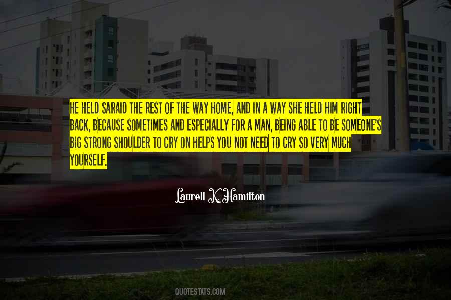 On Being Strong Quotes #968539