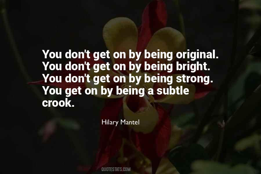 On Being Strong Quotes #983118