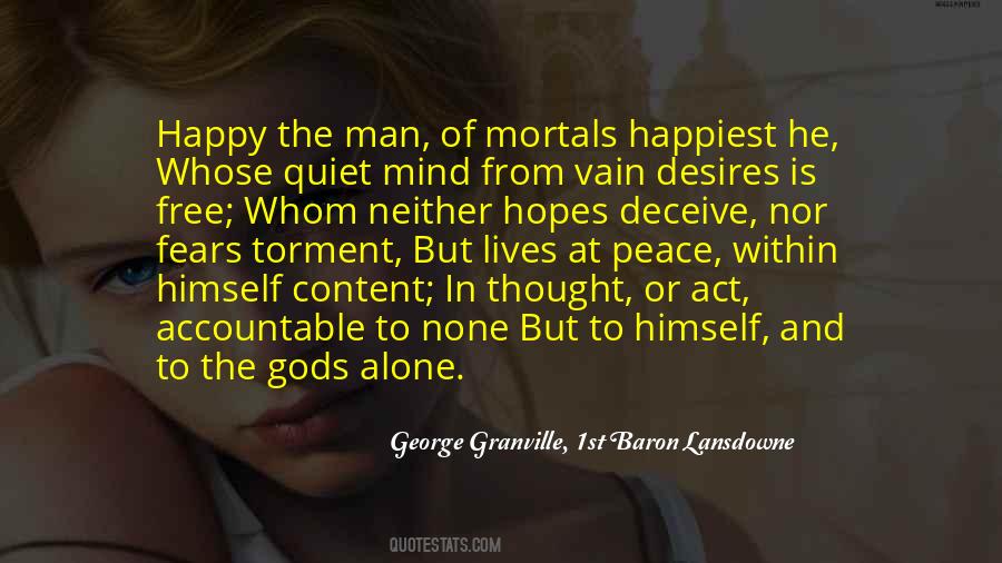 Quotes About Happiest Man #1664619