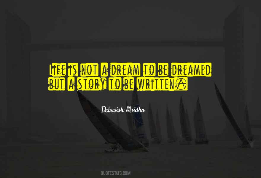 Dream Story Quotes #229420