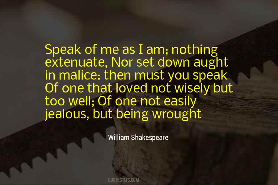 You Jealous Of Me Quotes #393861