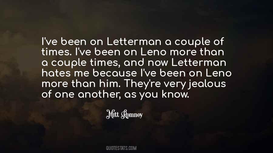 You Jealous Of Me Quotes #53696