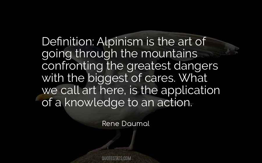 Mountain Art Quotes #1048904