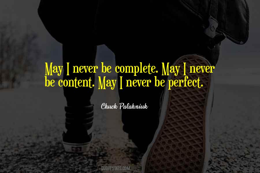Be Perfect Quotes #1098297