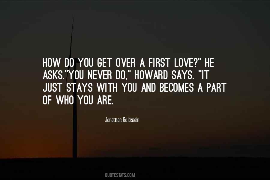 Never Get Over You Quotes #124052