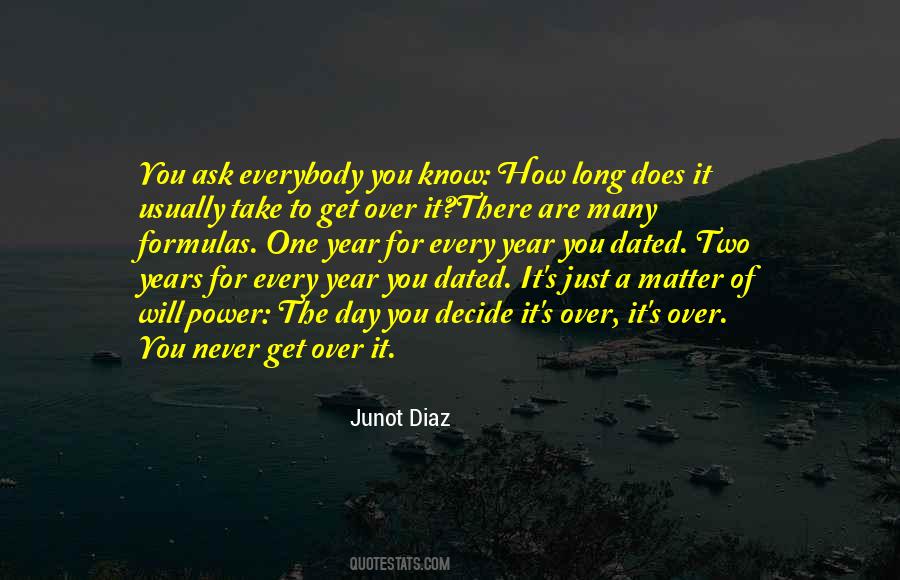 Never Get Over You Quotes #1343331