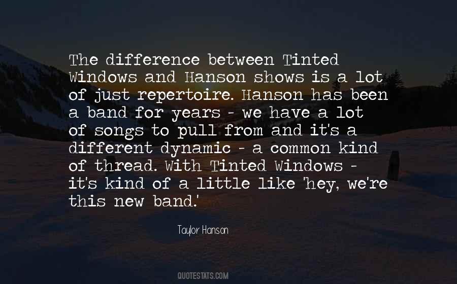 Quotes About Hanson #17650