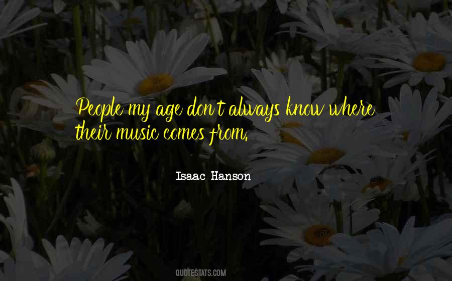 Quotes About Hanson #217465