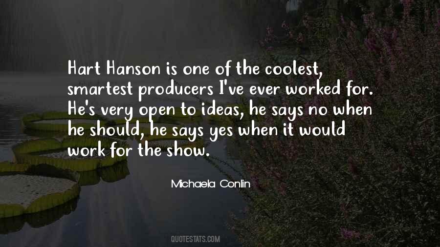 Quotes About Hanson #67808