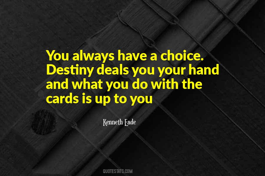 Cards Life Deals You Quotes #1241474