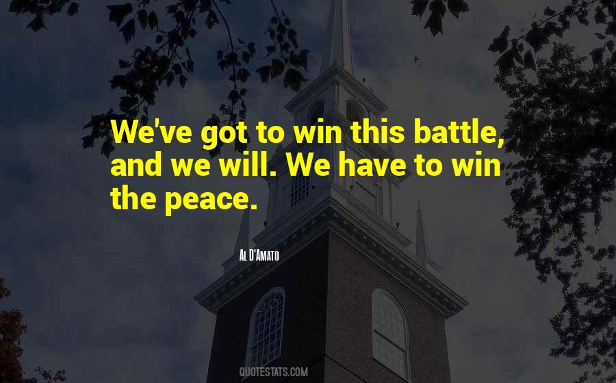 Battle Win Quotes #561517