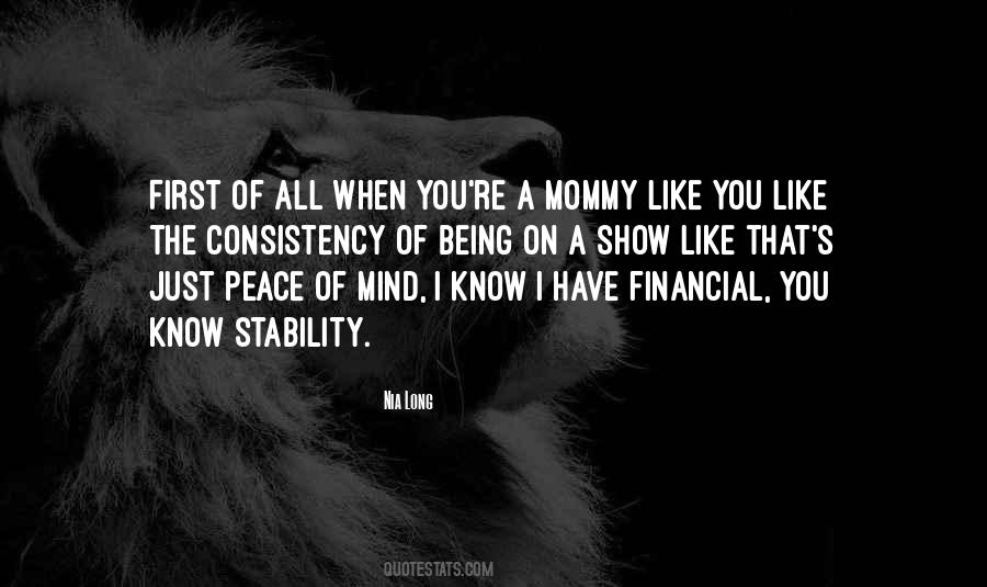 Stability And Consistency Quotes #457892