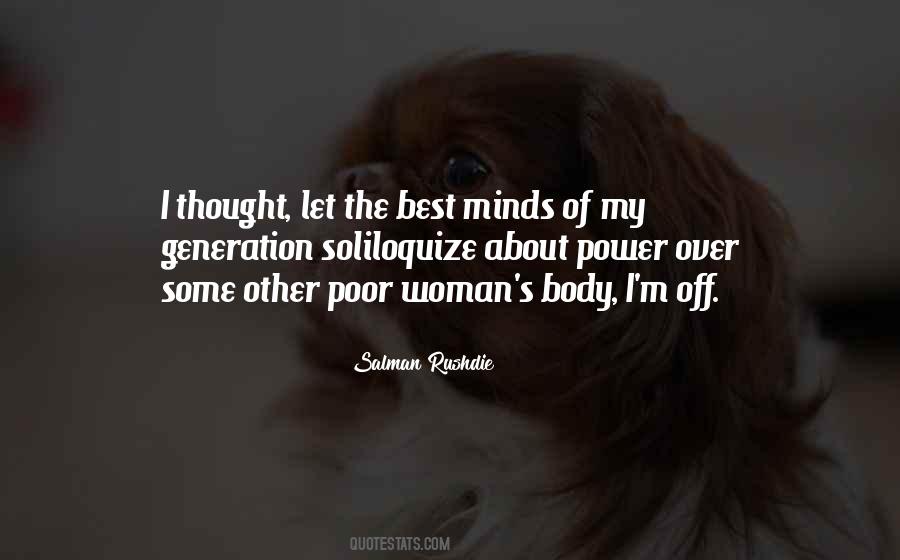 Poor Woman Quotes #1014351