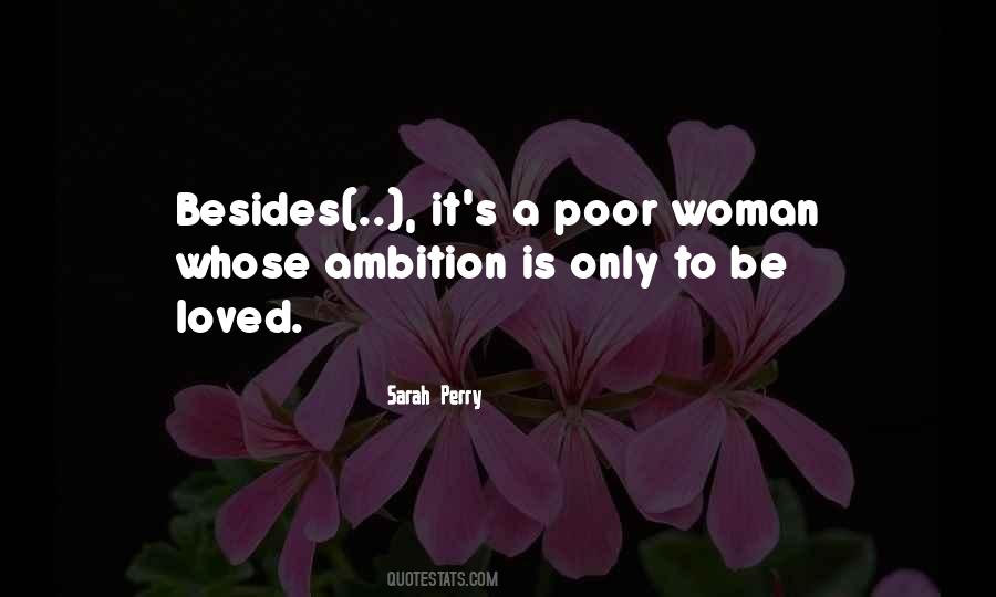 Poor Woman Quotes #1559063