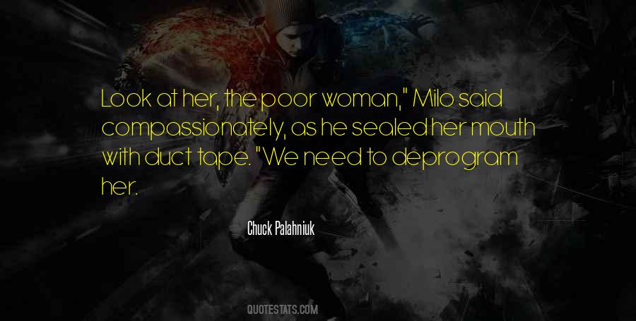 Poor Woman Quotes #283746