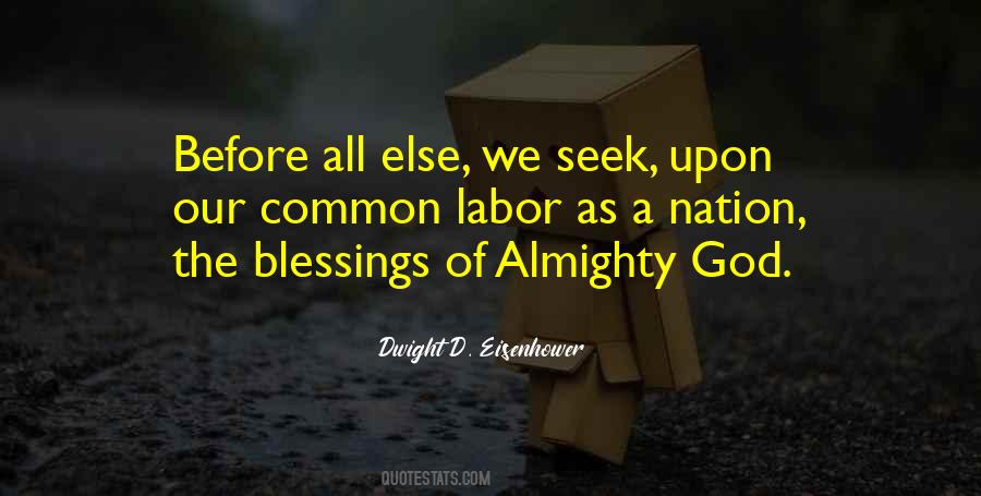 Seek Your Blessings Quotes #18536