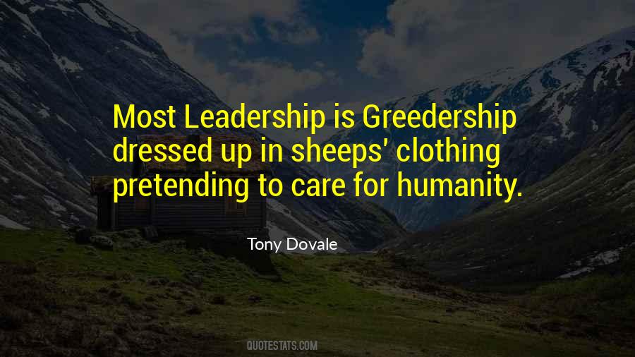 Humanity Leadership Quotes #1423390