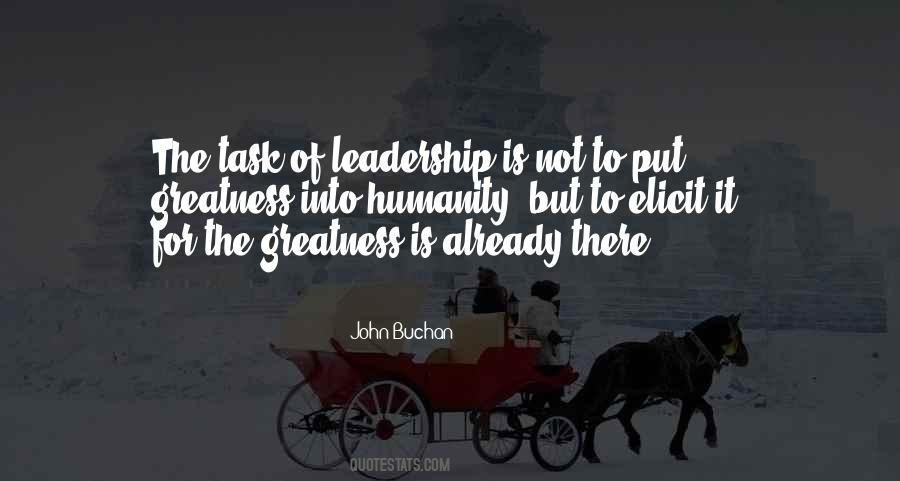 Humanity Leadership Quotes #1817427