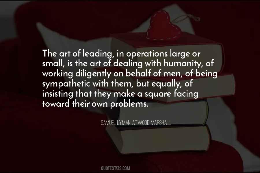Humanity Leadership Quotes #864765