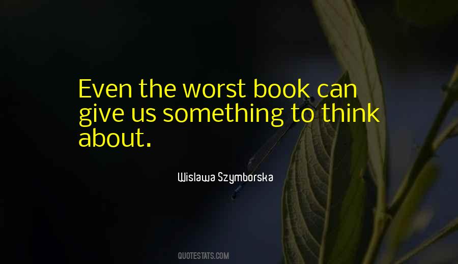 Worst Book Quotes #942818