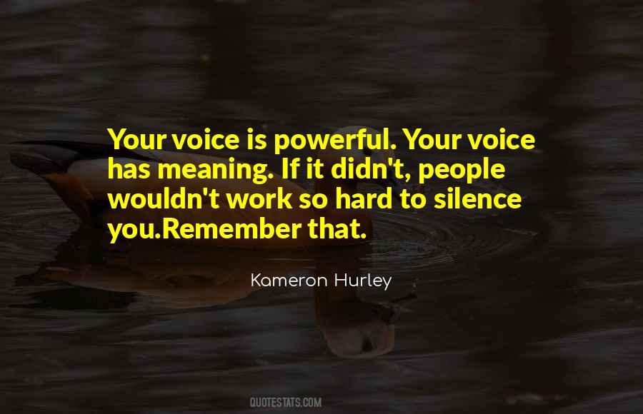 Powerful Meaning Quotes #1789197