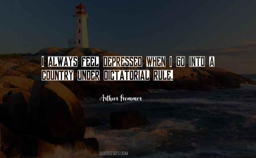 I Feel Depressed Quotes #1332508