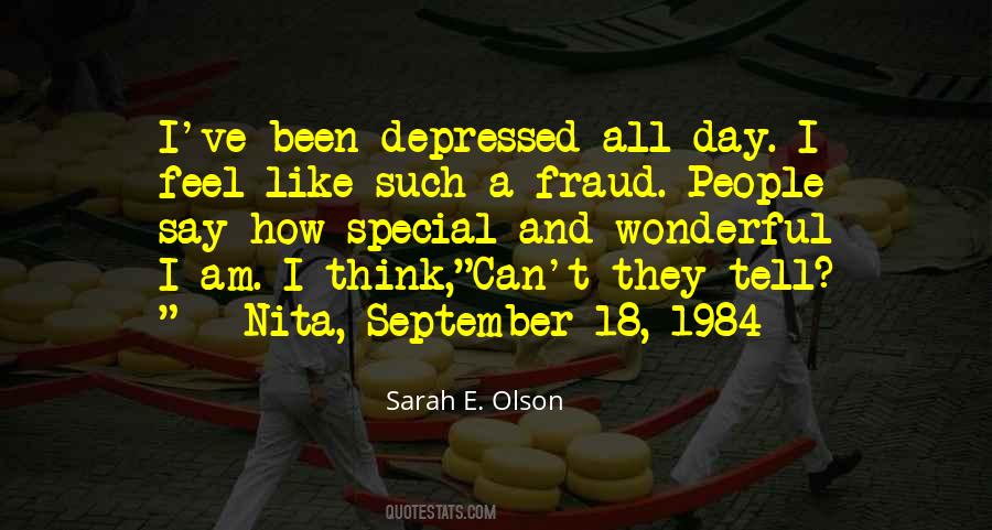 I Feel Depressed Quotes #913979