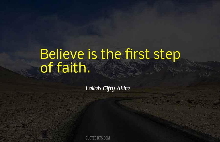 Step Of Faith Quotes #1222374