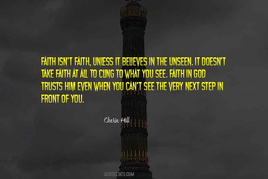 Step Of Faith Quotes #431596