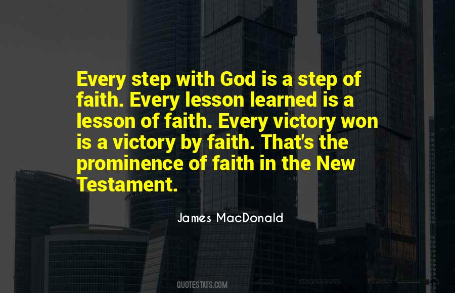 Step Of Faith Quotes #972716