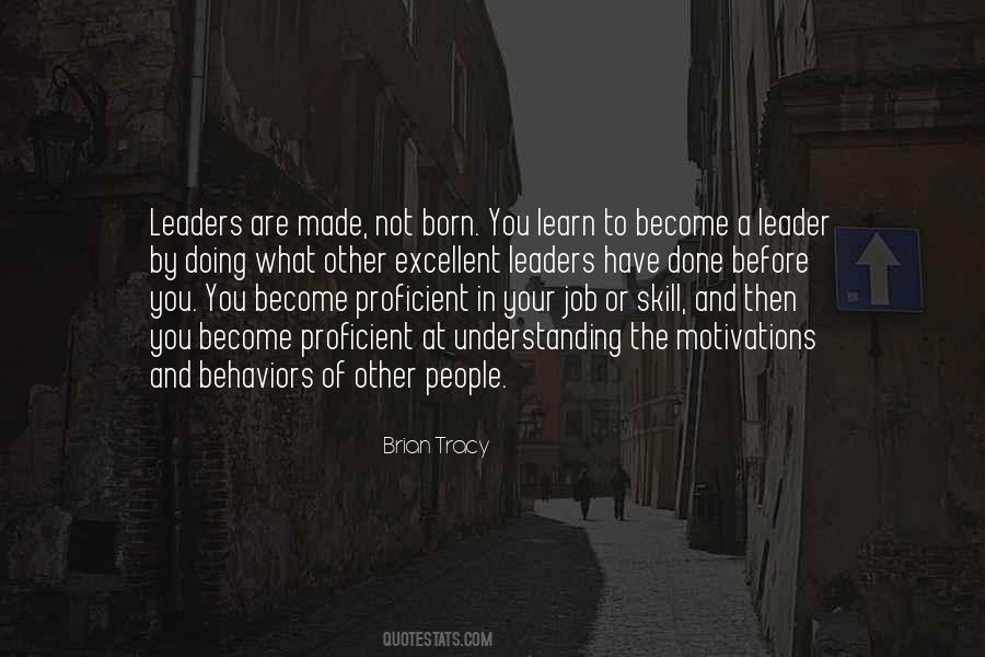 Born To Be A Leader Quotes #715898