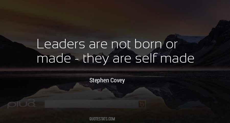 Born To Be A Leader Quotes #941962
