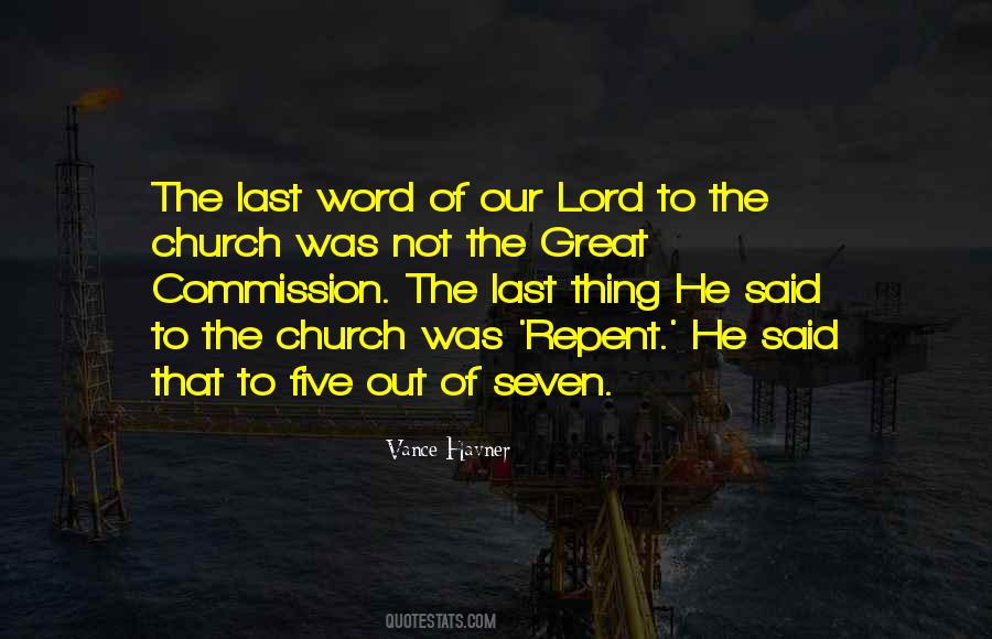 Quotes About The Great Commission #1122177
