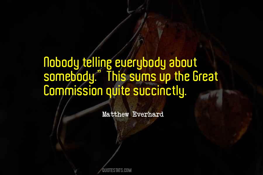 Quotes About The Great Commission #457913