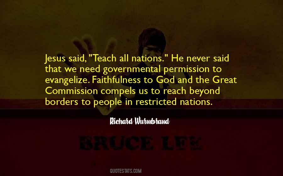 Quotes About The Great Commission #576259