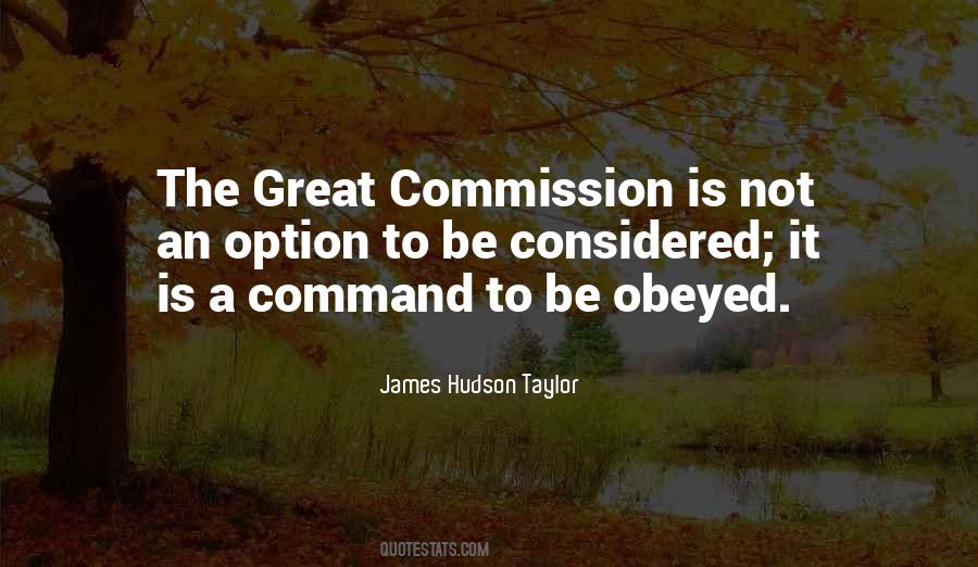 Quotes About The Great Commission #788956